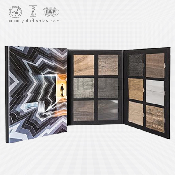 欧式风格实木地板样板册定做 高仿真木皮样品册印刷 WB2015