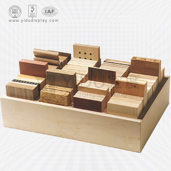 衣柜橱柜样品装饰板样品盒定制 实木地板实木建材板样品展示盒批发 WB2007