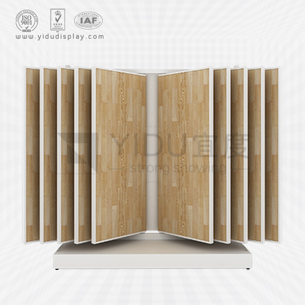厂家直销翻页抽屉式组合实木地板 衣柜木门样品靠墙简易展示架 WF2005
