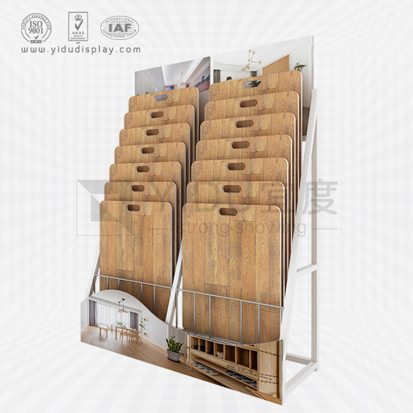组合梯形双排手提板实木地板插架 定制衣柜橱柜门样品插架厂家批发热销款 WC2012