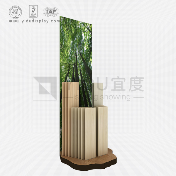 落地式镜面环保靠墙式多规格木地板插架 衣柜橱窗强化木地板样品木插架批发 WC2025