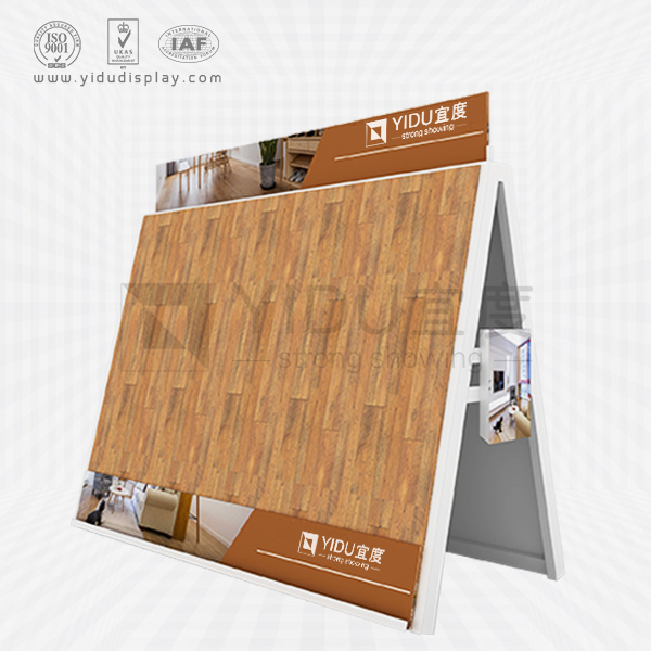 三角形可折叠简易式实木门木地板衣柜门样品展示架 厂家直销 WJ2024