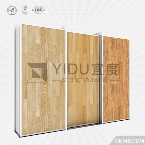 Fashionable Wood Flooring Display Rack-WT2025