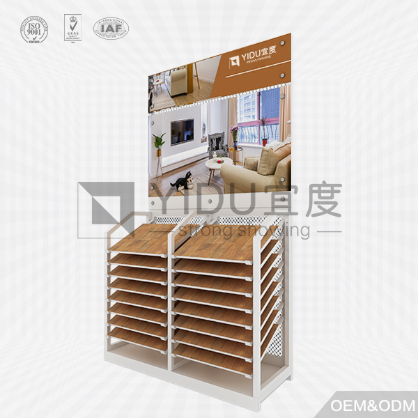 High Quality Laminate Flooring Standing Display Rack-WG2006