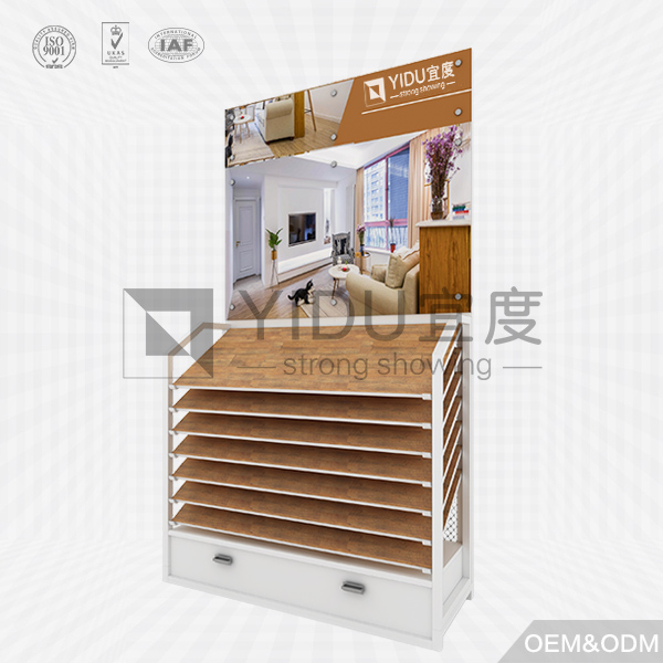 Hot Selling Laminate Wood Flooring Display Rack Stand-WG2012