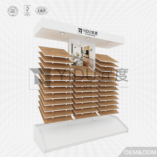 Hot Sell laminate Wood Flooring Display Rack Stand,With Customized Service-WG2011