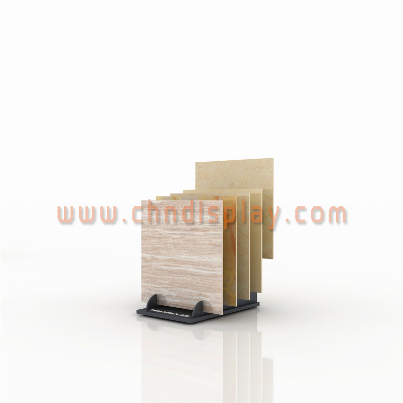 木质轻巧直插式便携式瓷砖展架  T582
