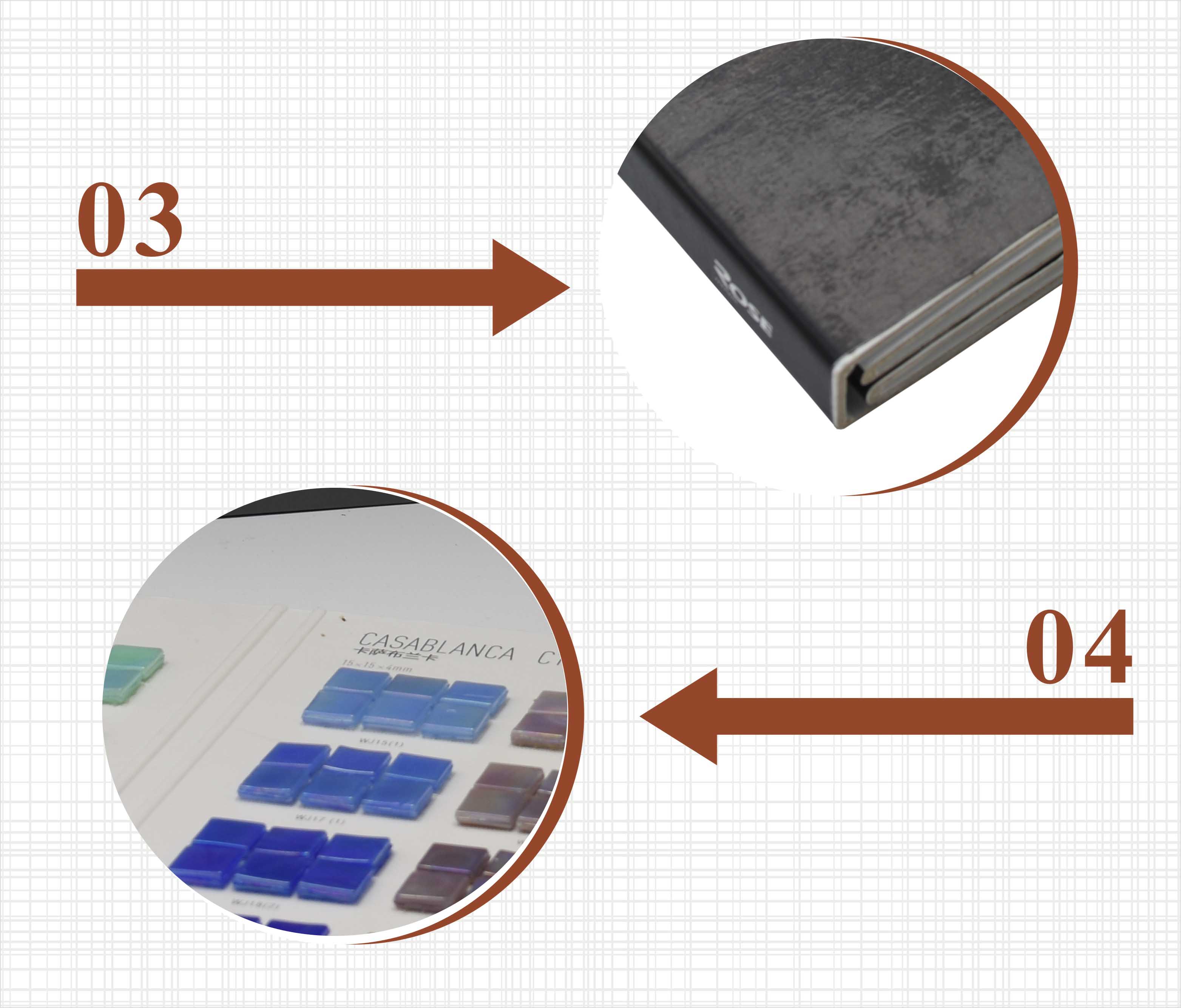 专业生产纸质石英石样品册 纸质样品册设计 石材样品册定制 PP-EVA-4