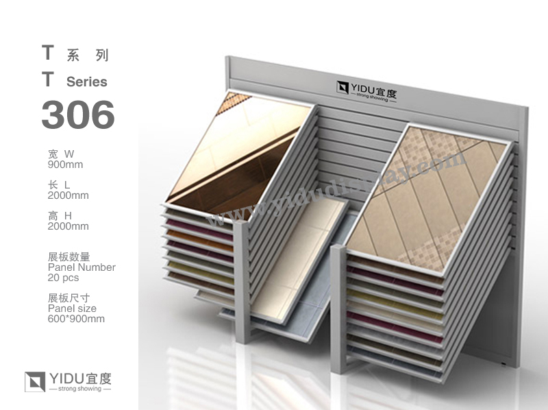 Sliding Ceramic Tile Display T306