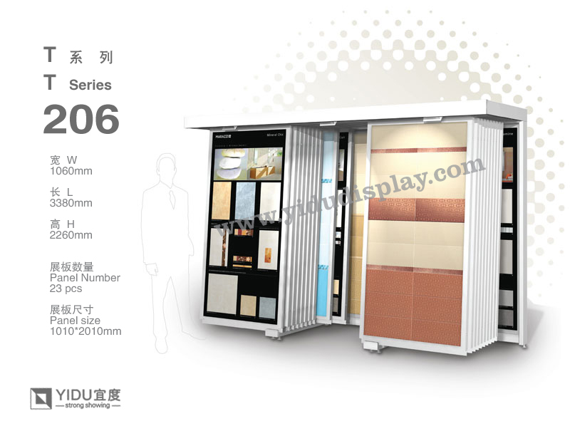 Pushing Ceramic Tile Display T206