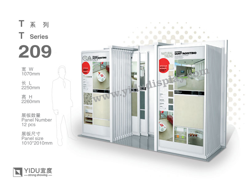 Pushing Ceramic Tile Display T209