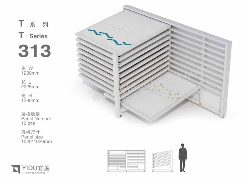 滑动式瓷砖展架 T313