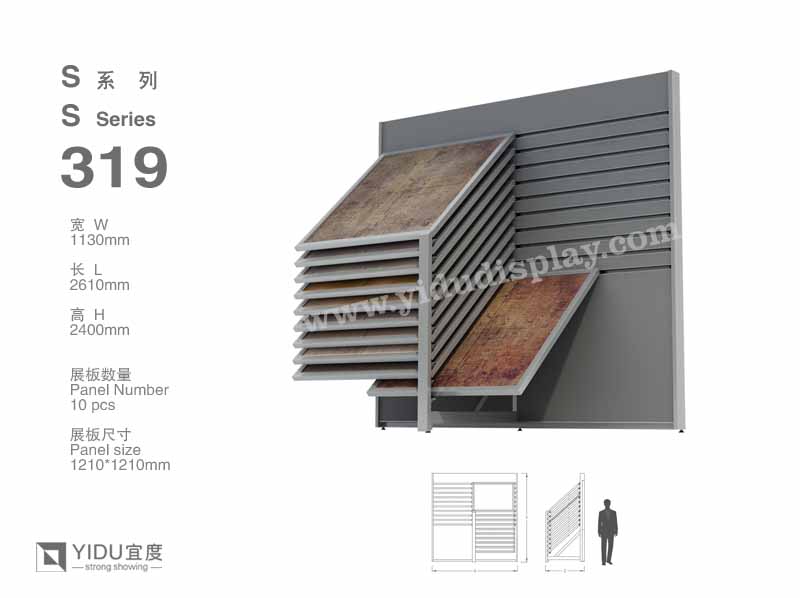 滑动式石材展架 S319