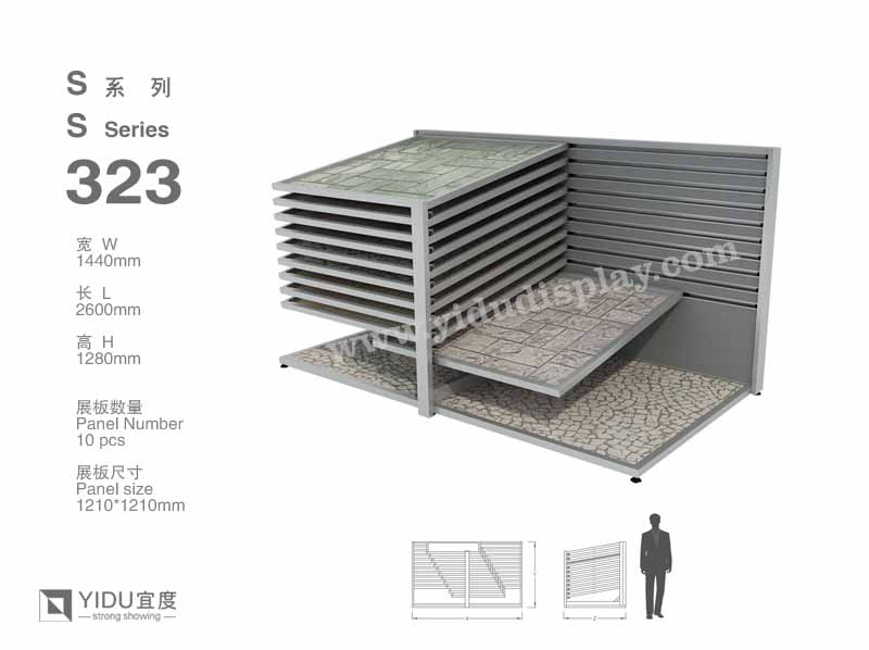 滑动式石材展架 S323