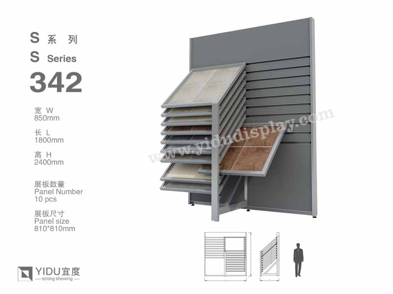 滑动式石材展架 S342