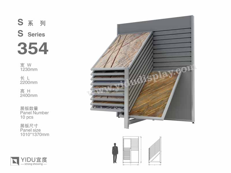 滑动式石材展架 T354