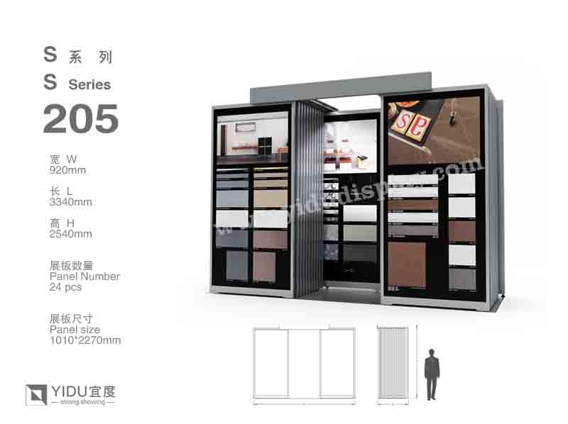 展厅推拉式石材展架、陈列架 S205