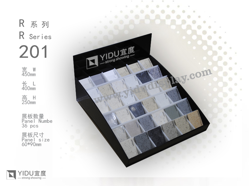 热卖 石材台面架 石英石亚克力展示架 R201