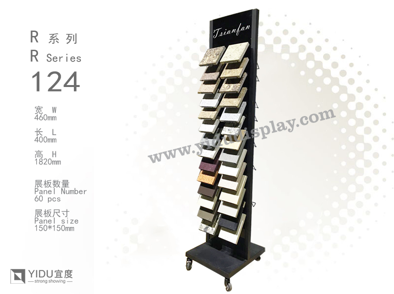 大理石石英石展架 瓷砖展柜 人造石橱柜石材样品架订做 铁架R124