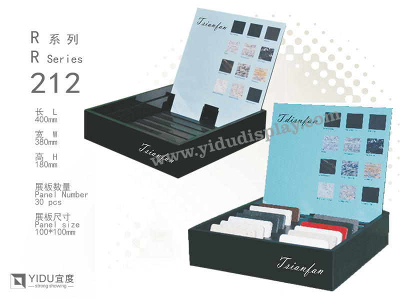 供应石英石桌面展架 陶瓷册大理石台面展示架 石头样品展架R212