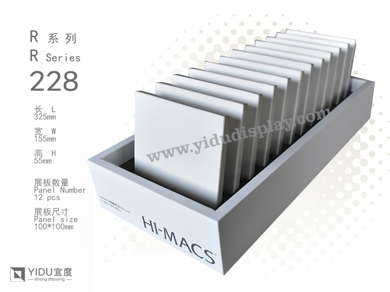木质盒子款式新颖 石英石盒子 瓷砖样品展示盒 R228