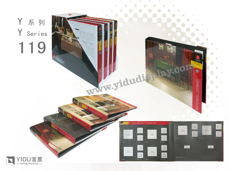 石英石样品册，岩板样板册，人造石样品展示包装YB122