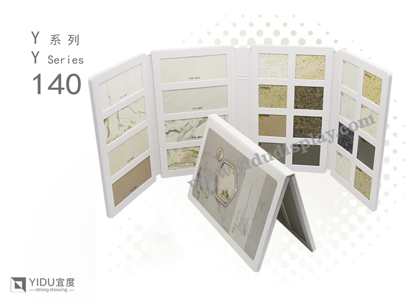 人造石 石英石 岩板 塑料样品册厂家批发 YB104