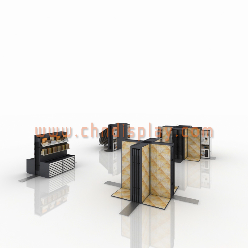 款式多样 瓷砖展厅组合式展示架 尺寸定制 T607