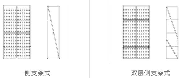 瓷砖冲孔板展架