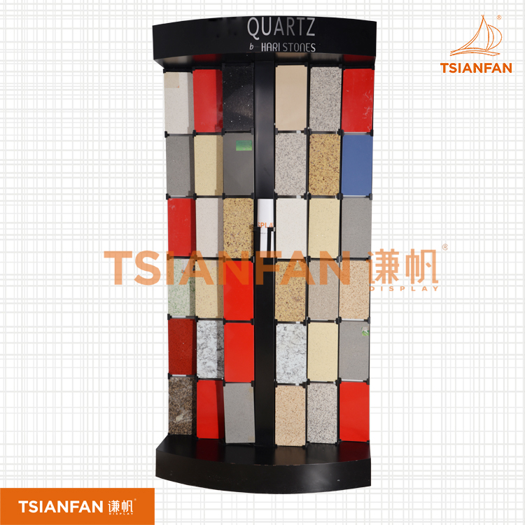 厂家供应 石英石展架 人造石展架货架  可加工定制SRL105
