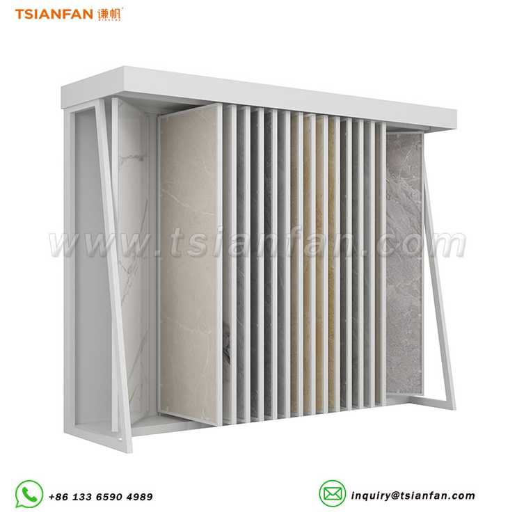 现代简约岩板展示架-CF008