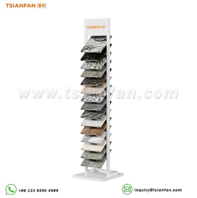 多场景使用石英石展板展示架-SRL003