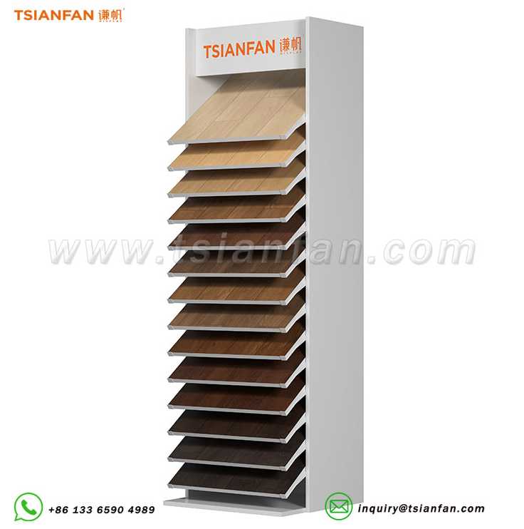 挂杆式瓷砖小样石材马赛克样品架-WL029