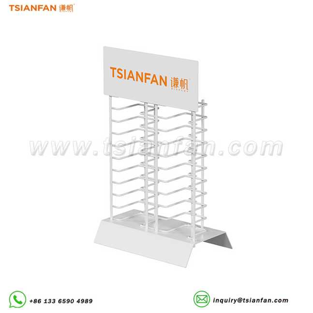 落地式石材样品大型大理石样板架建材展厅专用展示架-SRT010