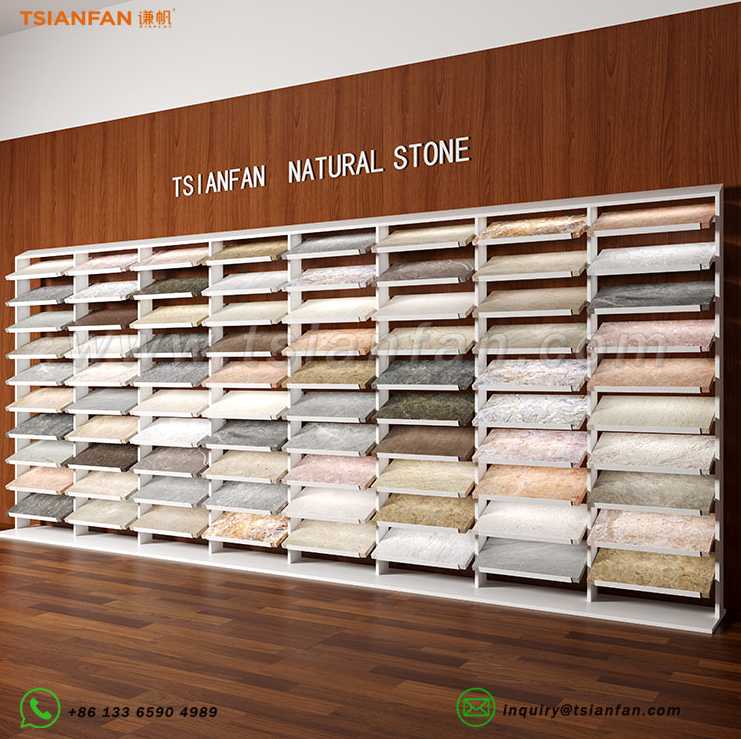 大型石材展架多格陳列架-SG010